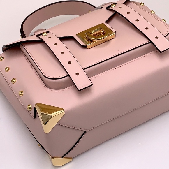 MICHAEL KORS MANHATTAN MEDIUM TOP HANDLE SATCHEL/SHOULDER/CROSSBODY POWDER BLUSH - Picture 4 of 16